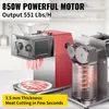 Komerční stroj na krájení masa, 551 liber/hod. 850 W stroj Náhled obrázku produktu 3
