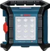 A professional studio shot of a Bosch work light. Voir les images du produit