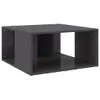 vidaXL Couchtische 4 Stk. Hochglanz-Grau 33x33x33 cm Produktbild-Vorschau 14