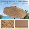 COSTWAY Sonnenschirm Hawaii PP-Stroh 300cm, Gartenschirm Produktbild-Vorschau 6