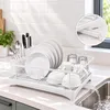 Égouttoir à vaisselle Relaxdays, avec panier à couverts, Voir les images du produit 5