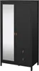 Madrid Kleiderschrank 199x103x59cm, 1 Tür, 1 Spiegeltür, 2 Produktbild-Vorschau 4