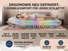 LEO KV Lattenrost 7 Zonen 90 x 200 cm Kopfteil verstellbar Produktbild-Vorschau 3