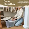 LS-LebenStil XL Stapelbox Allzweckbox 3´er Set 40x28cm ️ Produktbild-Vorschau 4
