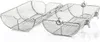 Two stainless steel grill baskets are shown on a white background. Podgląd zdjęcia produktu