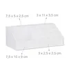 Relaxdays Make Up Organizer klein, 2-teilige Schmink Produktbild-Vorschau 5