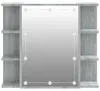 vidaXL Spiegelschrank mit LED Grau Sonoma 70x16,5x60 cm Produktbild-Vorschau 4