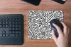MuchoWow® Mauspad Mousepad Tigerdruck - Schwarz - Weiß - Produktbild-Vorschau 5