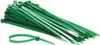 Zestaw opasek kablowych nylonowych - 4,6 x 200 mm - zielony Podgląd zdjęcia produktu 1