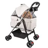 2 in 1 Hundewagen,Hundebuggy bis 15 kg mit abnehmbarem Produktbild-Vorschau 1