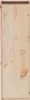 A plain, vertical close-up of a wooden cabinet door with visible wood grain and knots. Voir les images du produit