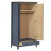 VidaXL 288949, Grau, Garderobe, 1 Regale, 2 Tür(en), Grau, Produktbild-Vorschau 2
