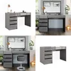 Schminktisch Vicco Sherry Grau 120 cm ohne Spiegel, Model Produktbild-Vorschau 7