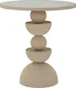 Beistelltisch Düne Spiegelplatte Eisen 45x49,5 cm creme Produktbild-Vorschau 1