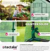 Serre de jardin souple 2,04 m² 143x143x195cm - vert Voir les images du produit 7