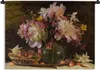 MuchoWow® Wandteppich Wandbehang Blumen - Korb - Obst Produktbild-Vorschau 1