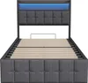UnboxG Polsterbett 90x200cm mit USB, Jugendbett Einzelbett Produktbild-Vorschau 13