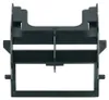 A black plastic filter bag holder for a vacuum cleaner. Produktbild-Vorschau