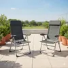 2 x Gartenstuhl MIAMI Hochlehner Klappstuhl Anglerstuhl Produktbild-Vorschau 3