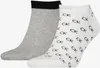 Set mit zwei Paar gemusterten Socken für Männer in Grau und Produktbild-Vorschau 1
