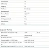 A table of product specifications and logistics information. Produktbild-Vorschau