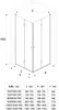 doporro Eck-Duschkabine Eckdusche 75x100x190cm Produktbild-Vorschau 7