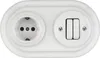 Unterputz Porzellan Retro Schalterserie I PR1SET212W I PR1 Produktbild-Vorschau 2