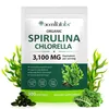 Spirulina Chlorella Kapseln 3100mg Algen Nahrungsergänzung Produktbild-Vorschau 1