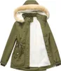 ASKSA Damen Winterjacke Wintermantel Baumwolljacke Warm Produktbild-Vorschau 2