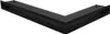 Eck-Lüftungsgitter LUFT links 60x40x6 schwarz Slim Produktbild-Vorschau 1