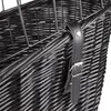 Flamingo Fahrradkorb für Gepäckträger schwarz Produktbild-Vorschau 2