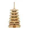 RoboTime 3D-Holzpuzzle Fünfstöckige Pagode Produktbild-Vorschau 2