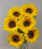 6er Set künstliche Sonnenblumen gelb H. 62cm mit XXL Blüte Produktbild-Vorschau 1