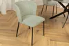 riess-ambiente Design Stuhl LYON grün-rosa kariert Bouclé Produktbild-Vorschau 2