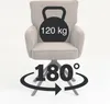 SEBA Drehstuhl Rock 180° braun, 2er SET Produktbild-Vorschau 11