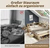 Multifunktionales Kinderbett 90x200 cm mit Stauraum und Produktbild-Vorschau 6