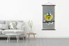 MuchoWow® Textilposter Blaumeise - Vogel - Zweig - Gelb - Produktbild-Vorschau 3
