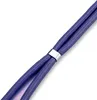 A close-up shot of a blue lanyard with a silver clasp. Produktbild-Vorschau