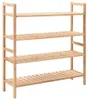 vidaXL Stojan na topánky orech masív 69x26x81 cm Náhľad obrázku produktu 7
