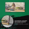 Dekor Leinwand Uhr Wandbilder Quarz 60x30 Alte Produktbild-Vorschau 5