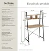 Psací stůl Exeter 85,5x46,5x140cm Náhled obrázku produktu 20