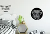 MuchoWow® Runde Wandtattoo - Wandsticker Tapete Aufkleber Produktbild-Vorschau 3