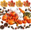 Künstliche Kürbis Herbstdeko Innen 102 Teile – Kürbisse Produktbild-Vorschau 8