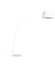 BELIANI Stojací lampa bílá kovová 234 cm látkové stínítko Náhled obrázku produktu 4