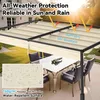 YZNAHRE Pergola 3x4 m Terrassenüberdachung Überdachung Produktbild-Vorschau 3