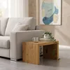 levandeo Couchtisch Coco Holz 32x32x50cm Wildeiche Tisch Produktbild-Vorschau 4