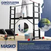 MASKO® Baugerüst mit Arbeitsbühne, Arbeitsgerüst 4in1 Produktbild-Vorschau 6