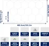 UISEBRT 14 Hexagon LED (mit Rahmen) – 539 W: Modular Produktbild-Vorschau 2