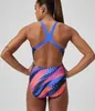 SPEEDO Womens Allover Digital Powerback Blau/Pink 38 Produktbild-Vorschau 2