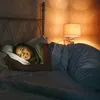 Lampa stołowa Relaxdays, aksamit i kryształ, wys. x Podgląd zdjęcia produktu 5